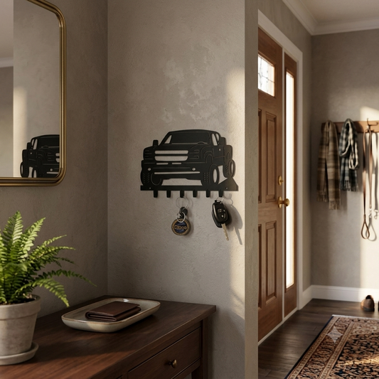 Wall Metal CNC  Car models Keys Hanger