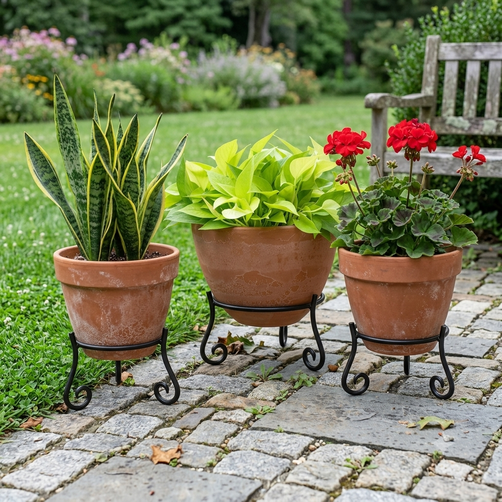 Elegant Super Heavy Planter Stand